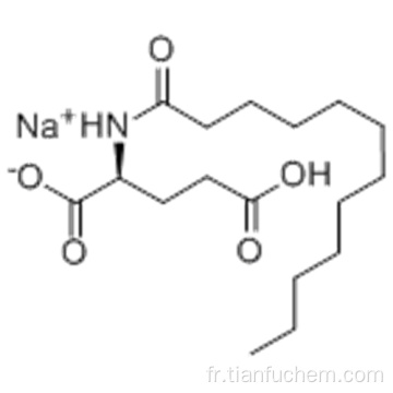 Acide L-glutamique, N- (1-oxododécyl) -, sel de sodium (1: 1) CAS 29923-31-7